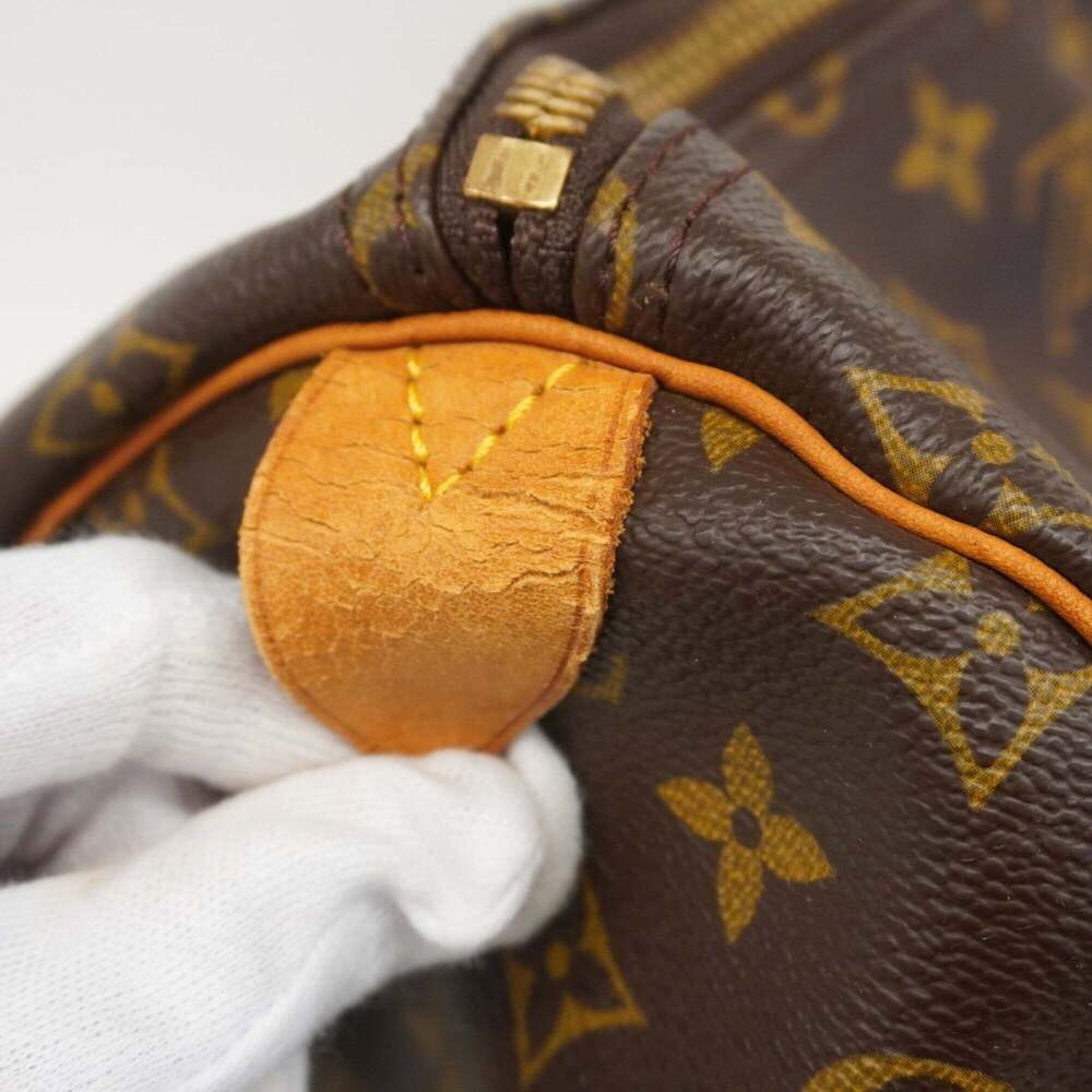 LOUIS VUITTON Brown Monogram Keepall 55 Boston Bag - Picture 6 of 12